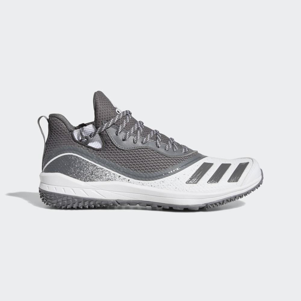 Adidas Men's Icon V Turf Baseball Shoes Grey/White Ireland G28299